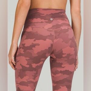 Lululemon Align High-Rise Legging Size 6 Heritage 365 Camo Brier Rose